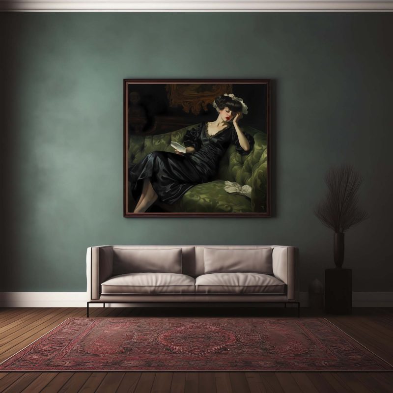 Decadent Young Woman #4 - Painting Vintage Poster Wall Décor - Image 11