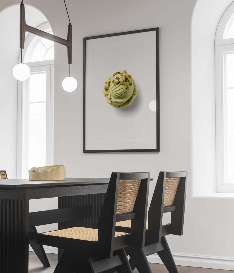 Delicious Pistachio Ice Cream Poster, Perfect for Kitchen Decor - Image 2