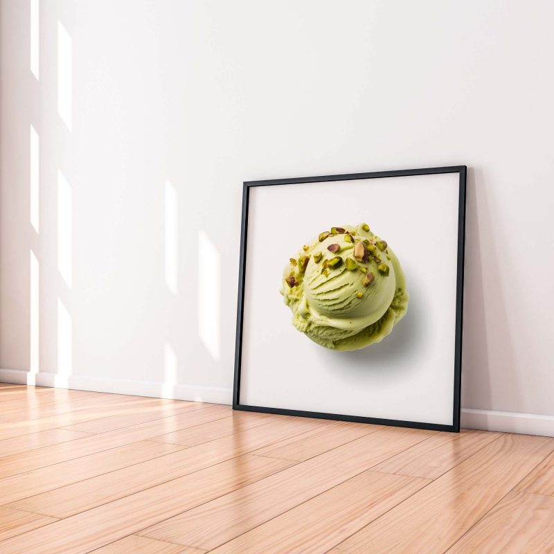 Delicious Pistachio Ice Cream Poster, Perfect for Kitchen Decor - Image 5