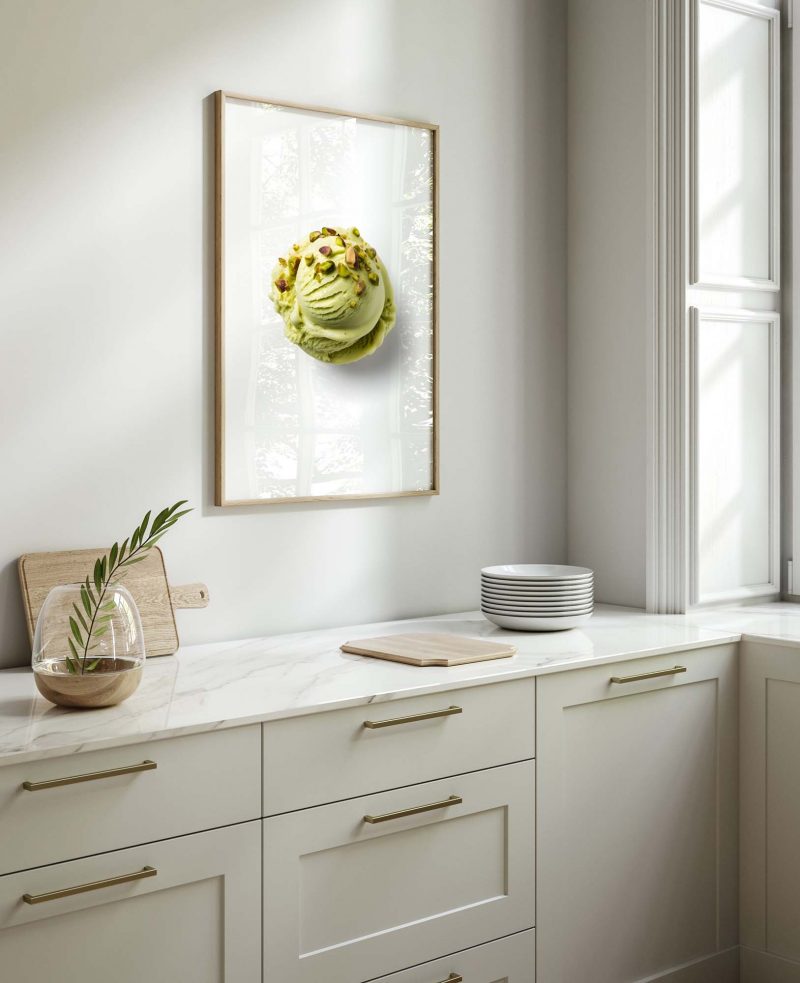 Delicious Pistachio Ice Cream Poster, Perfect for Kitchen Decor - Image 9