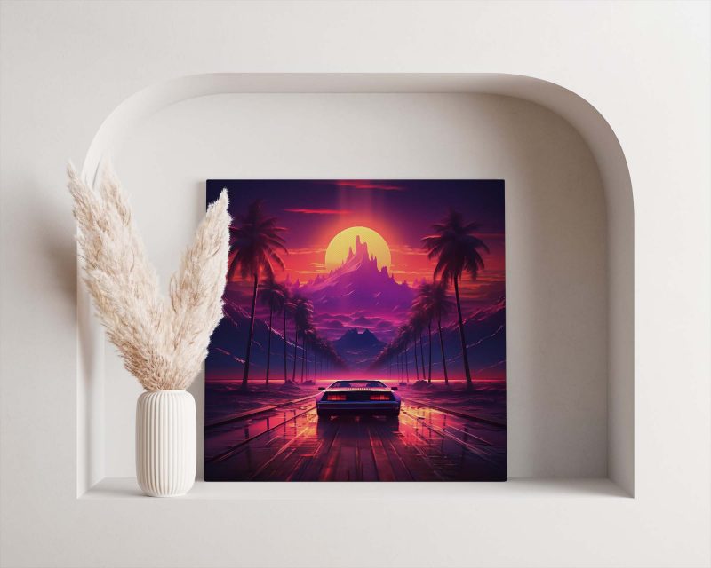 Ferrari on Palms Boulevard - poster - Image 3