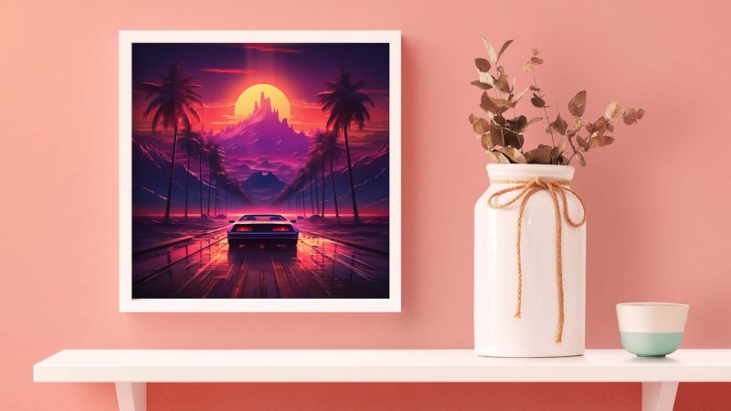 Ferrari on Palms Boulevard - poster - Image 6