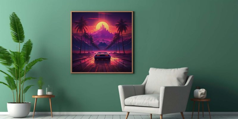 Ferrari on Palms Boulevard - poster - Image 7