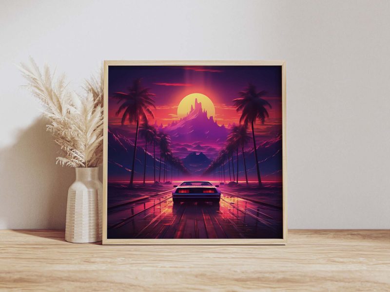 Ferrari on Palms Boulevard - poster - Image 9