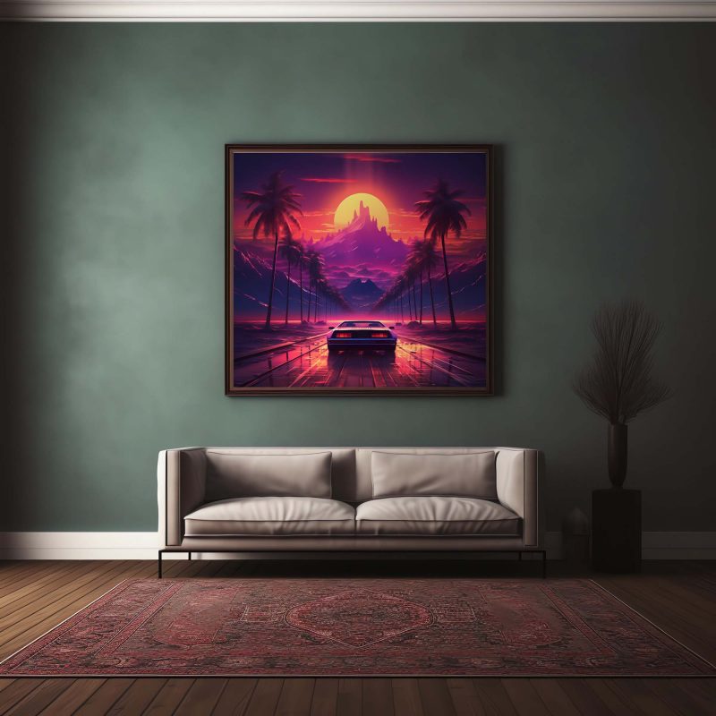 Ferrari on Palms Boulevard - poster - Image 11