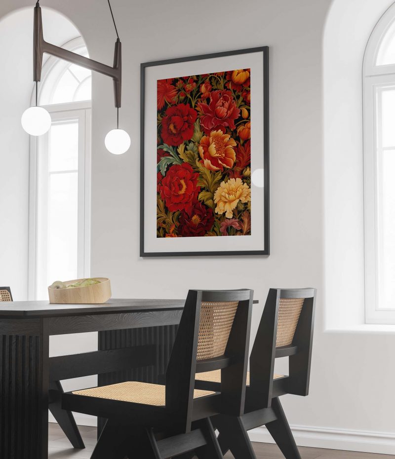Flower Carpet - William Morris style poster - Image 2