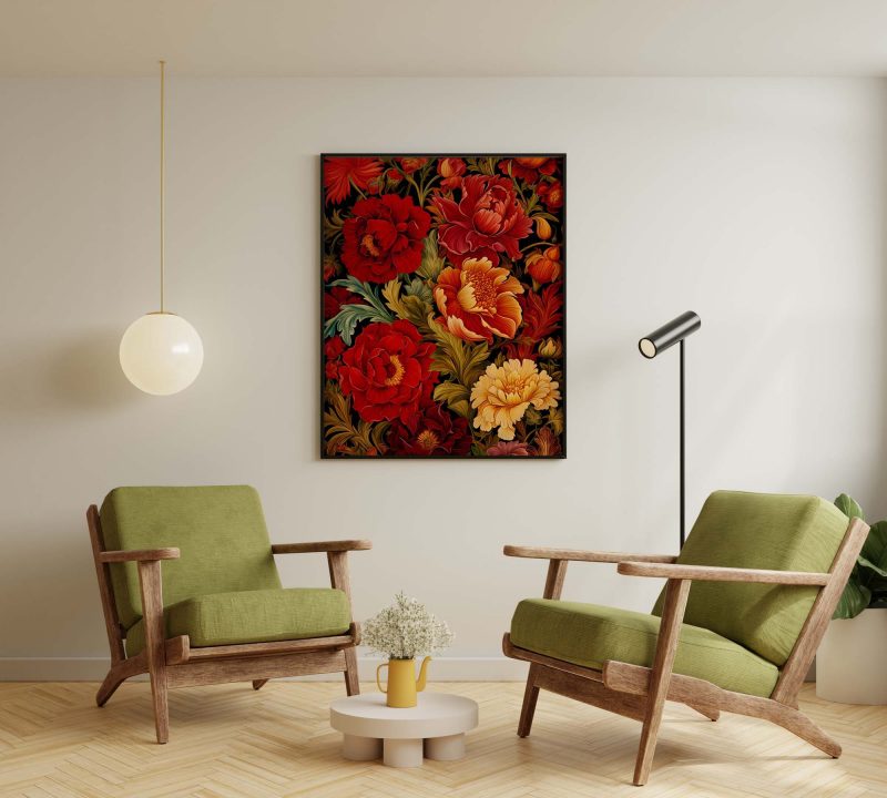 Flower Carpet - William Morris style poster - Image 5