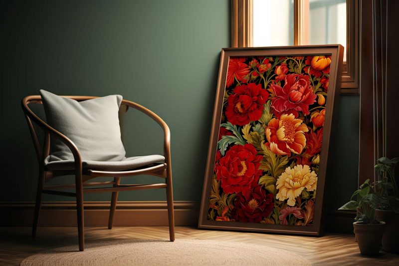 Flower Carpet - William Morris style poster - Image 6