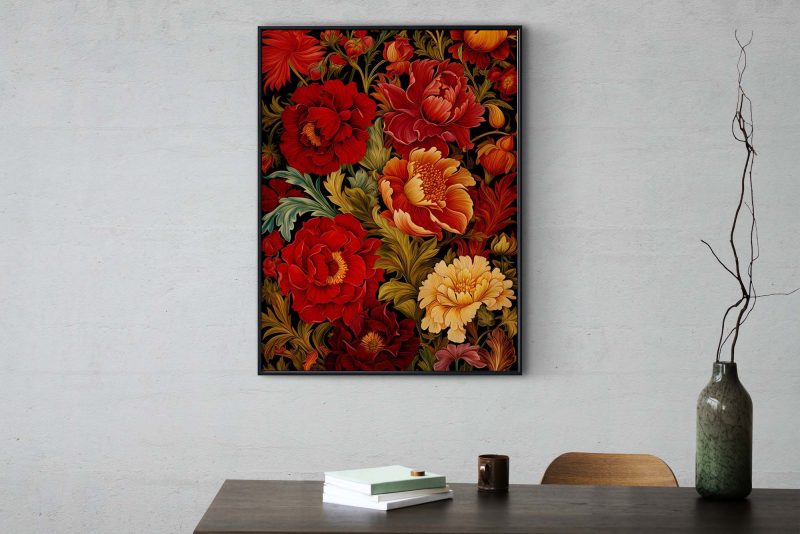 Flower Carpet - William Morris style poster - Image 7