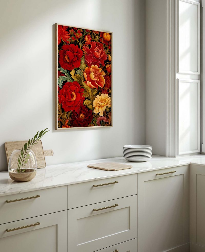 Flower Carpet - William Morris style poster - Image 10