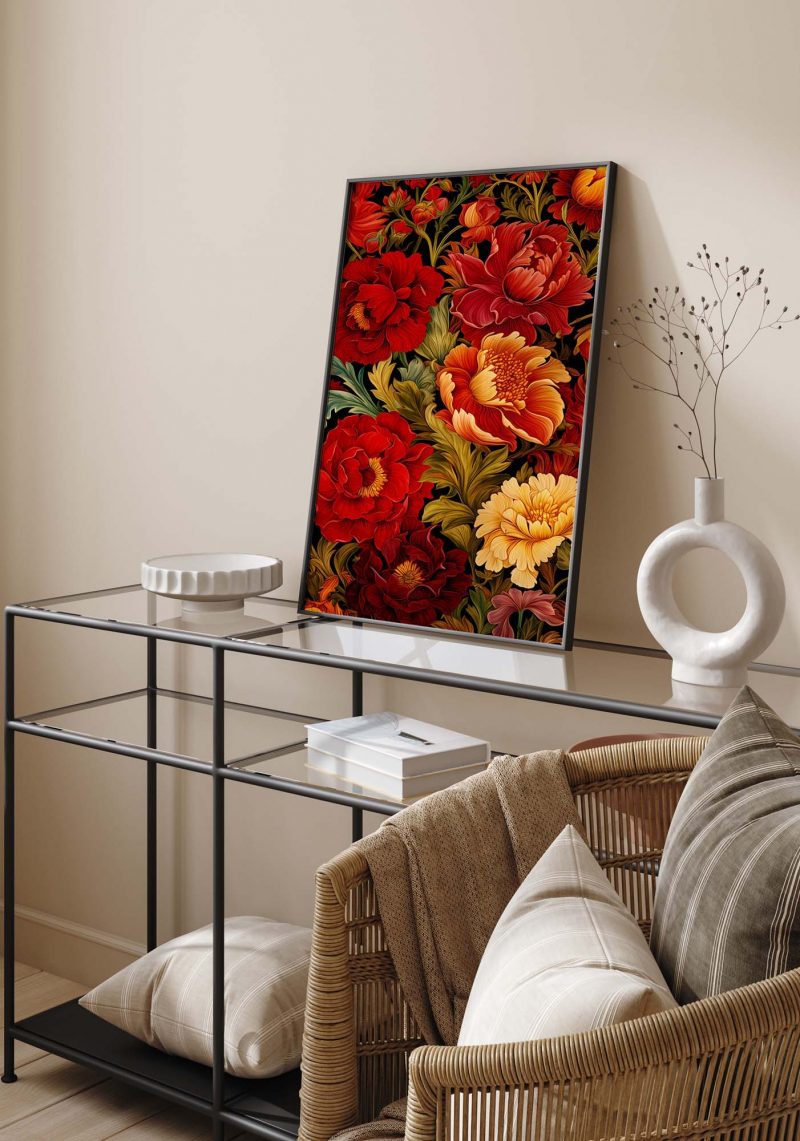 Flower Carpet - William Morris style poster - Image 11