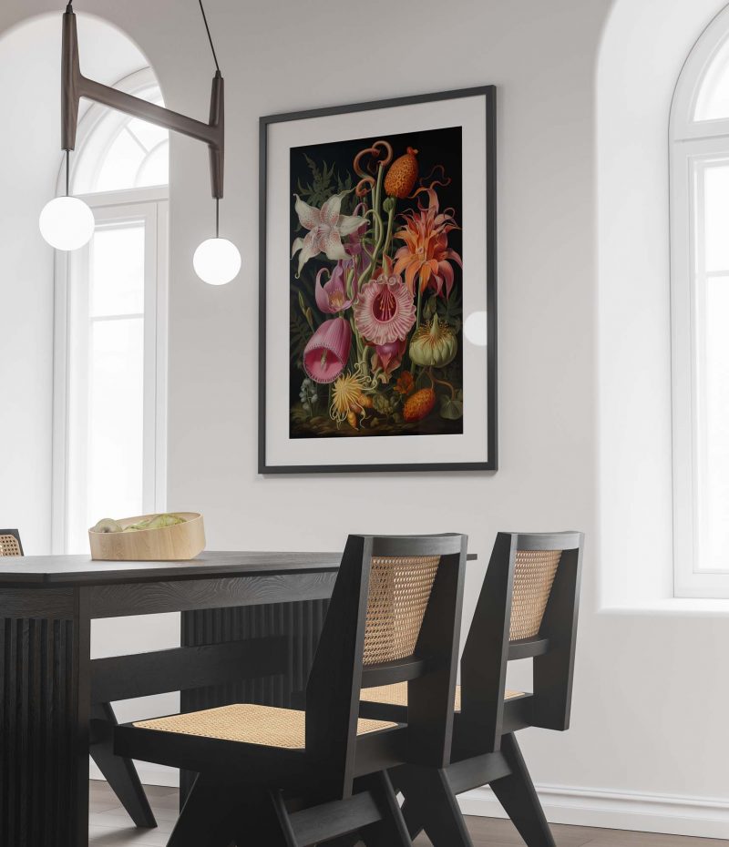 Flowers - Ernst Haeckel style poster - Image 2