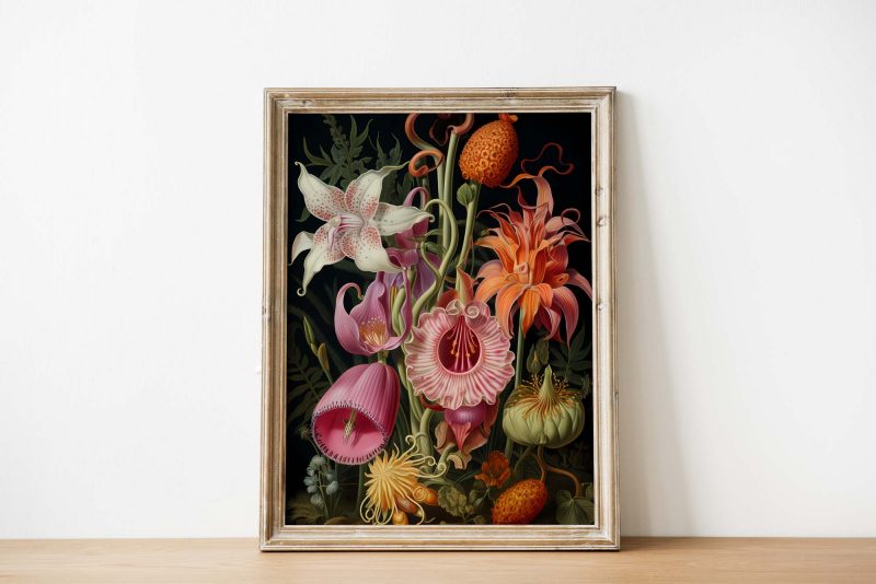Flowers - Ernst Haeckel style poster - Image 3