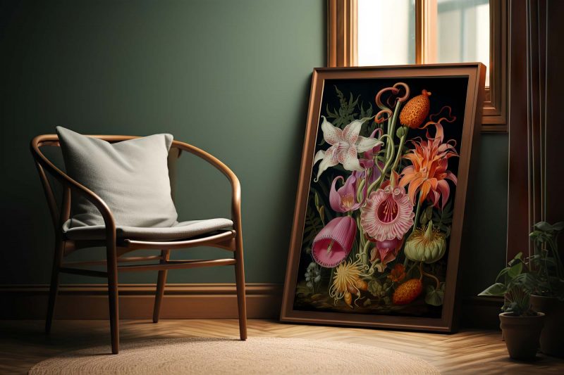 Flowers - Ernst Haeckel style poster - Image 6