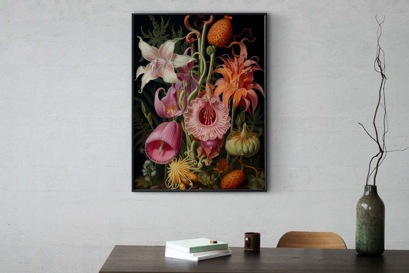 Flowers - Ernst Haeckel style poster - Image 7