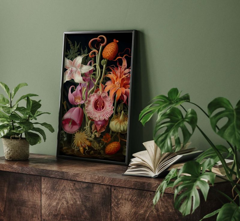 Flowers - Ernst Haeckel style poster - Image 8