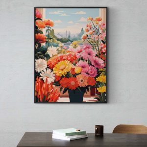Flowers from the Market - Matisse Style Fair Poster