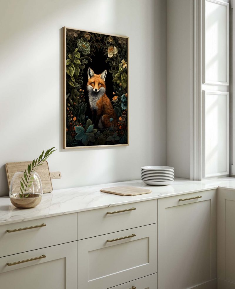 Fox in the Flowers Poster | William Morris stlye - Image 10