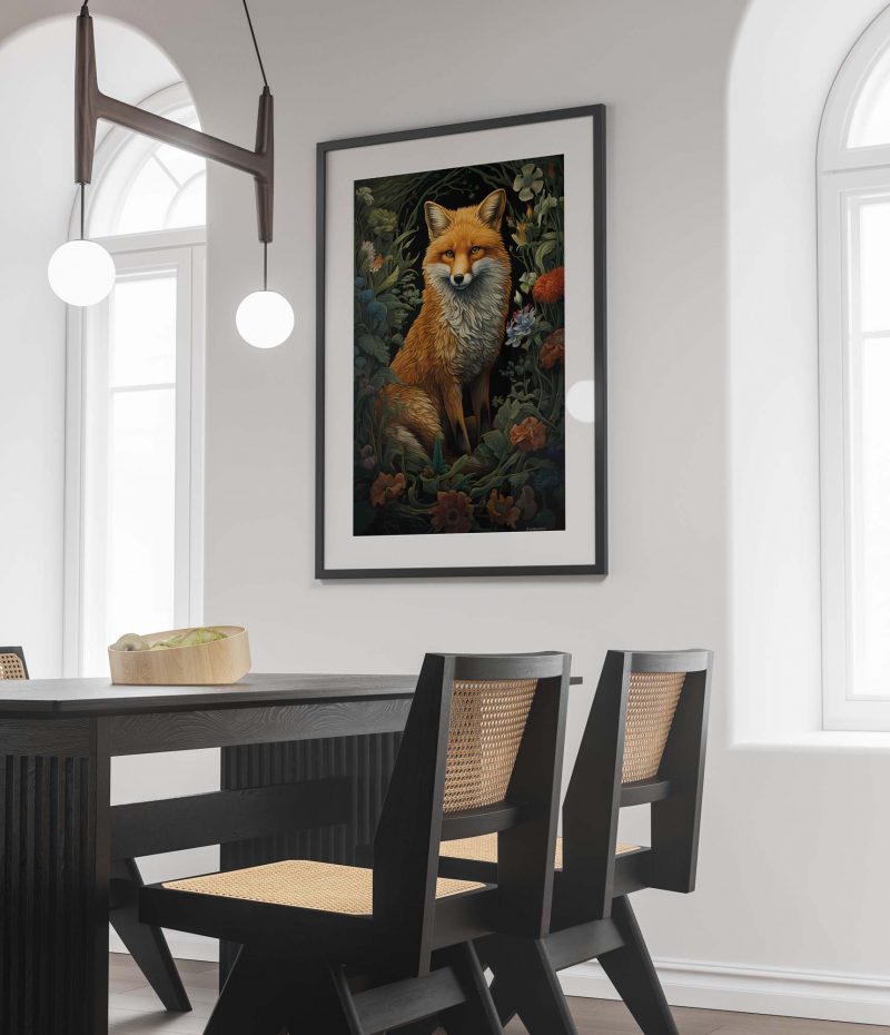 Fox in the Forest Poster | William Morris Print – Bild 2