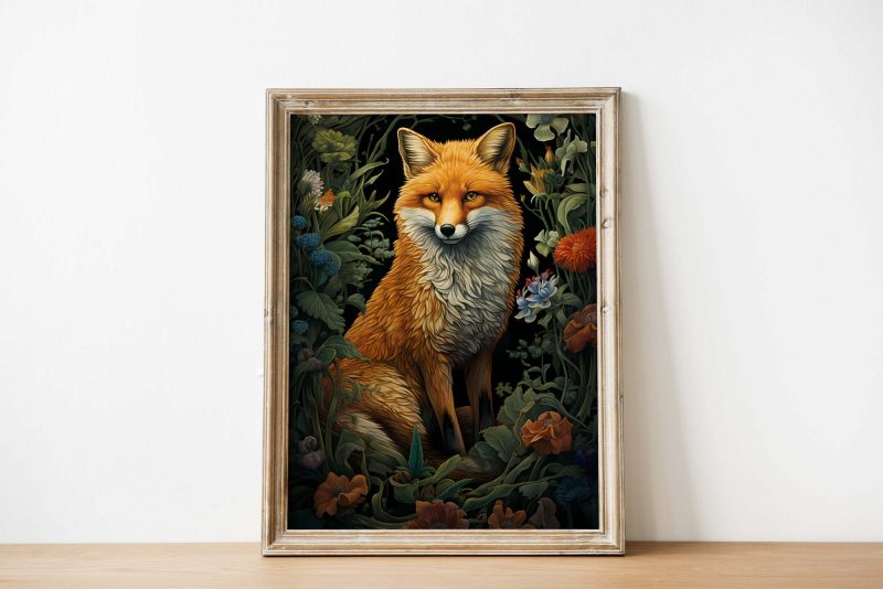 Fox in the Forest Poster | William Morris Print – Bild 3