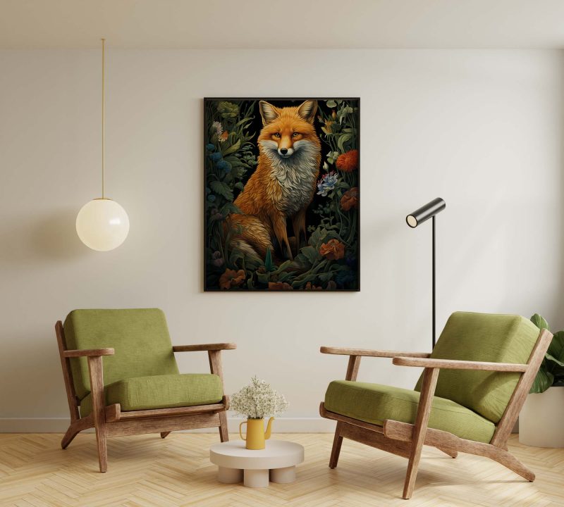 Fox in the Forest Poster | William Morris Print – Bild 5