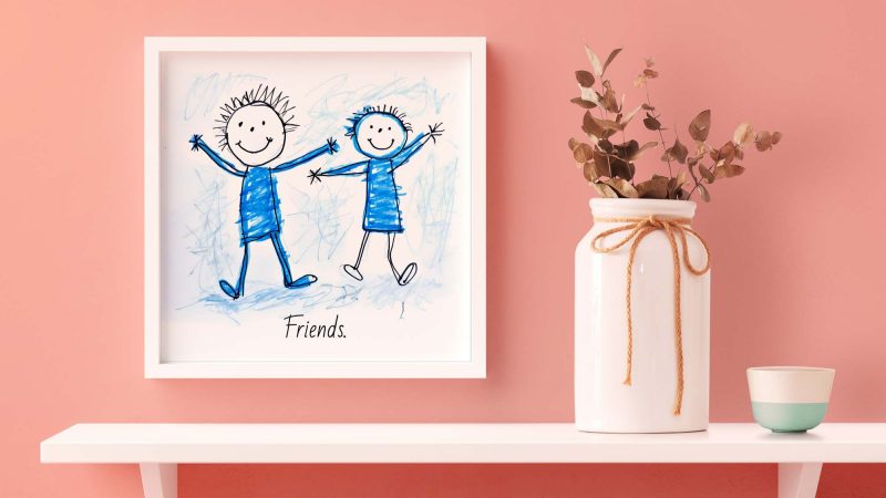 Friends Poster | Best Friends Drawing | Cute Poster - Image 5