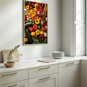 Fresh Vegetables - Poster, Kitchen Poster Art