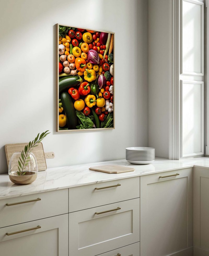 Fresh Vegetables - Poster, Kitchen Poster Art
