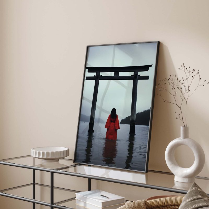 Geisha in water | Torii Gate Poster - Image 11