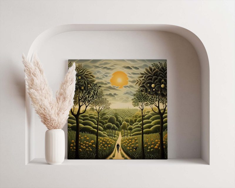 Green Alley - Henri Rousseau Style Poster | Botanical Print - Image 2