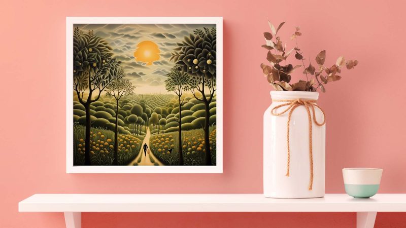 Green Alley - Henri Rousseau Style Poster | Botanical Print - Image 5