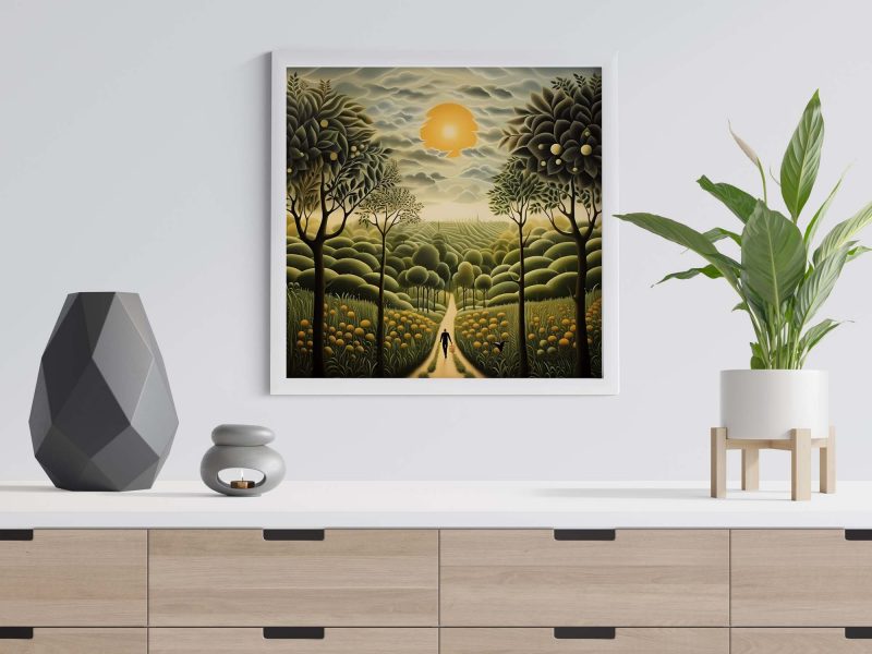 Green Alley - Henri Rousseau Style Poster | Botanical Print - Image 6