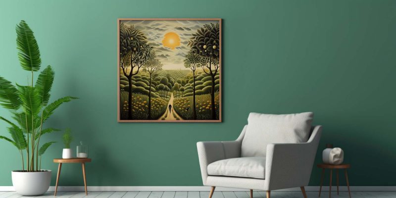 Green Alley - Henri Rousseau Style Poster | Botanical Print - Image 7