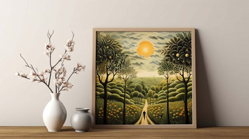 Green Alley - Henri Rousseau Style Poster | Botanical Print - Image 8