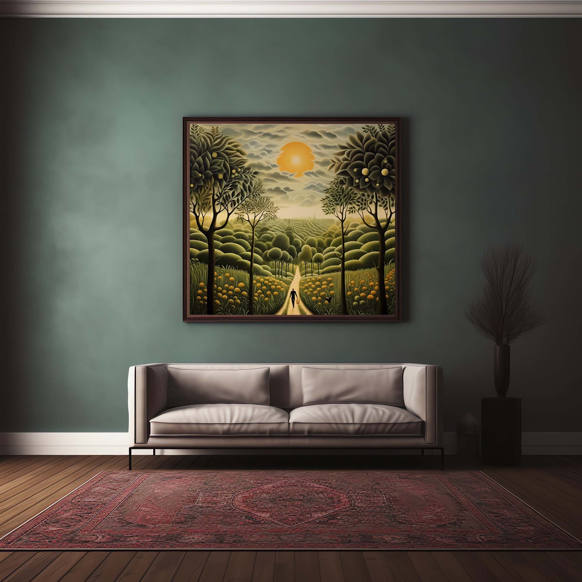Green Alley - Henri Rousseau Style Poster | Botanical Print - Image 11