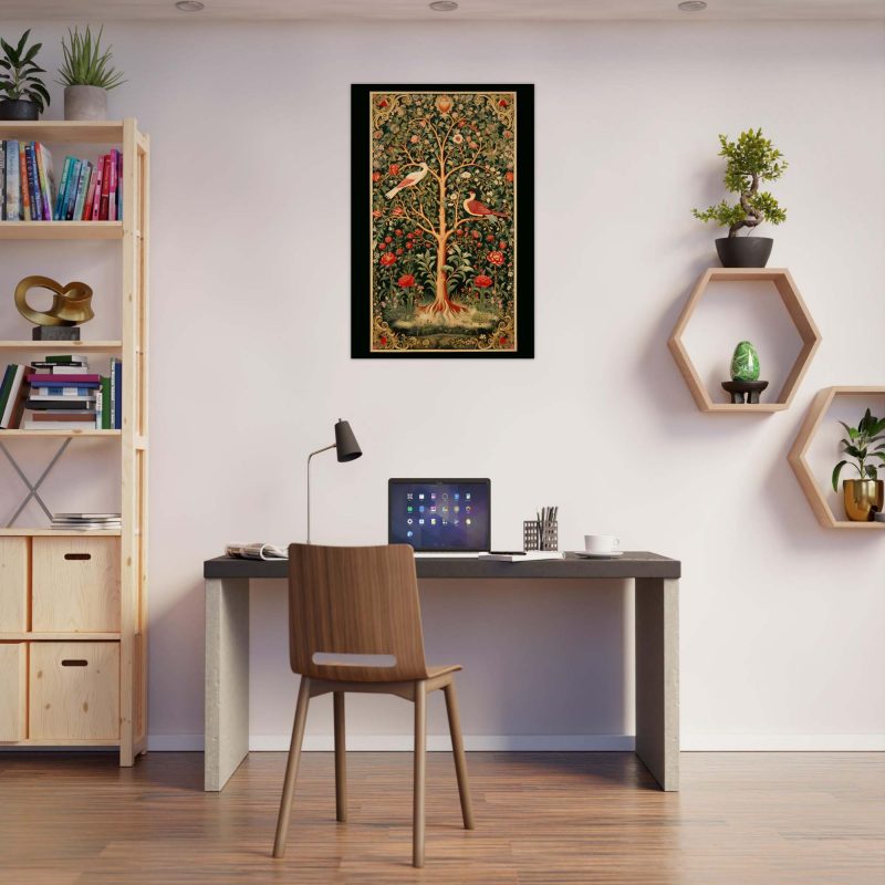 Tree of Life with Feasan and Dove Poster | William Morris - Image 9