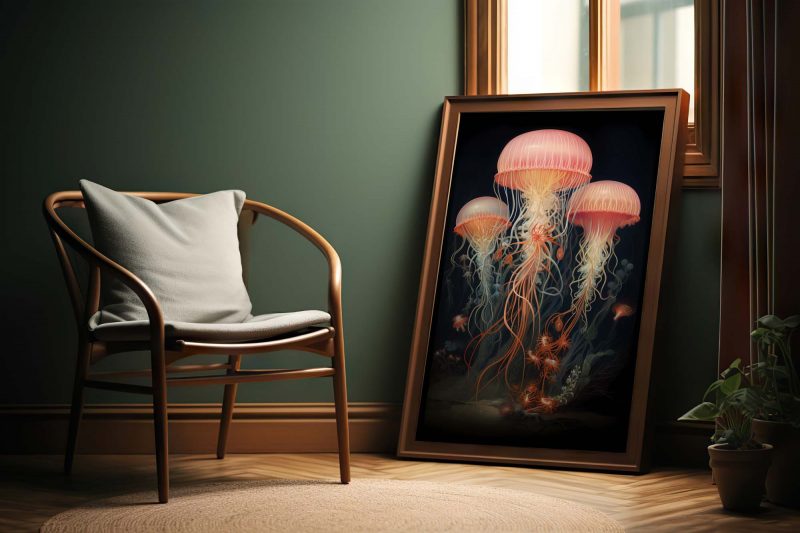 Jellyfish - Ernst Haeckel style poster - Image 6