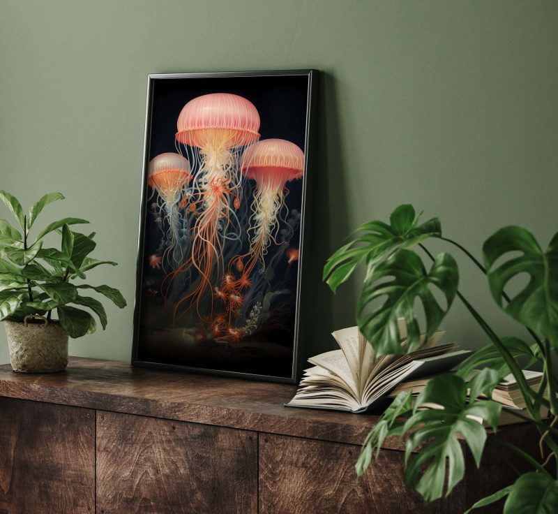 Jellyfish - Ernst Haeckel style poster - Image 8