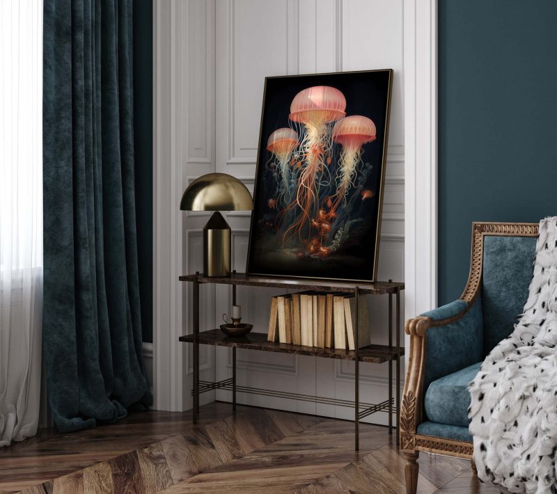 Jellyfish - Ernst Haeckel style poster - Image 9