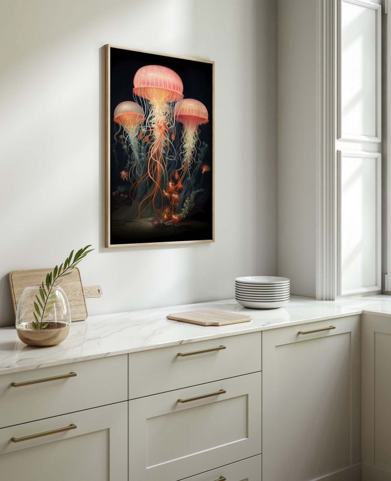 Jellyfish - Ernst Haeckel style poster - Image 10