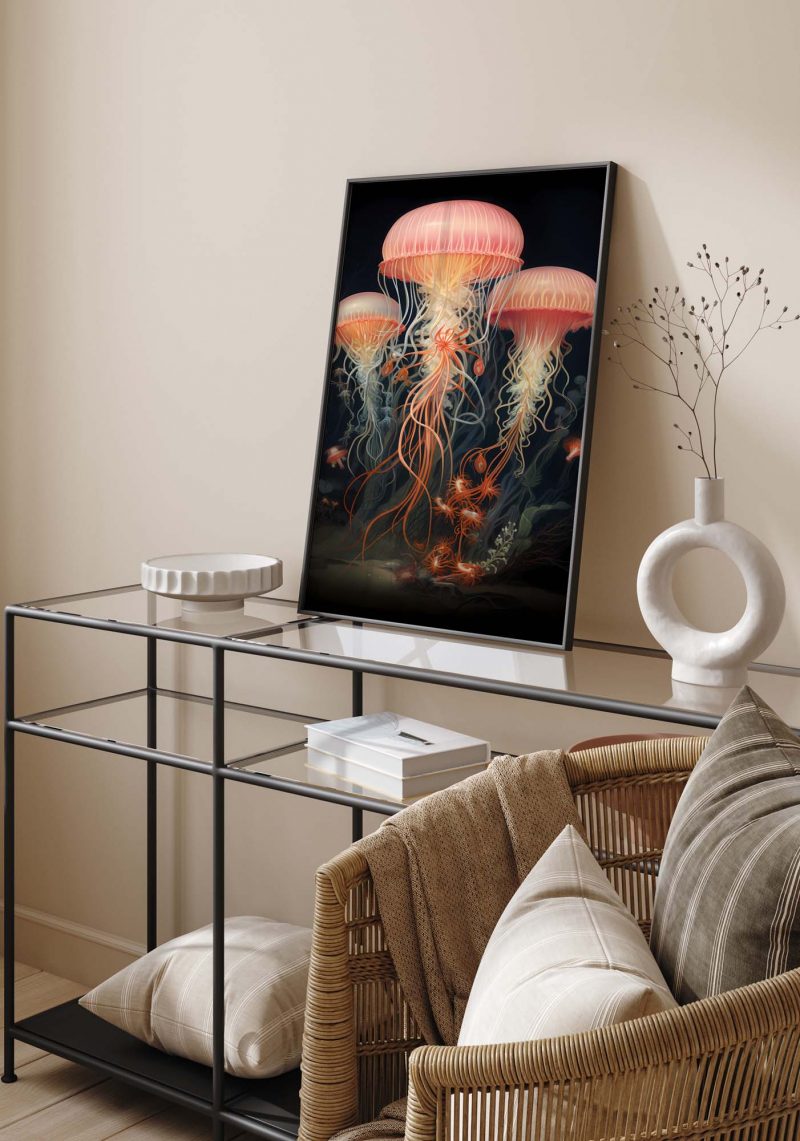 Jellyfish - Ernst Haeckel style poster - Image 11