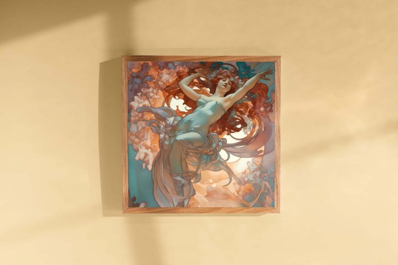 Jugendstil Poster - Fly Away - Alphonse Mucha - Image 3