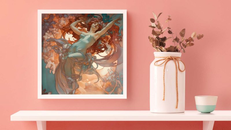 Jugendstil Poster - Fly Away - Alphonse Mucha - Image 5