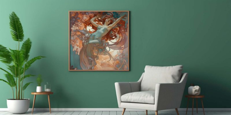 Jugendstil Poster - Fly Away - Alphonse Mucha - Image 9