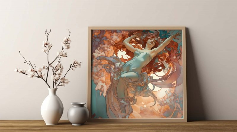 Jugendstil Poster - Fly Away - Alphonse Mucha - Image 10