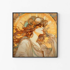 Jugendstil Poster - Phoenix - Alphonse Mucha