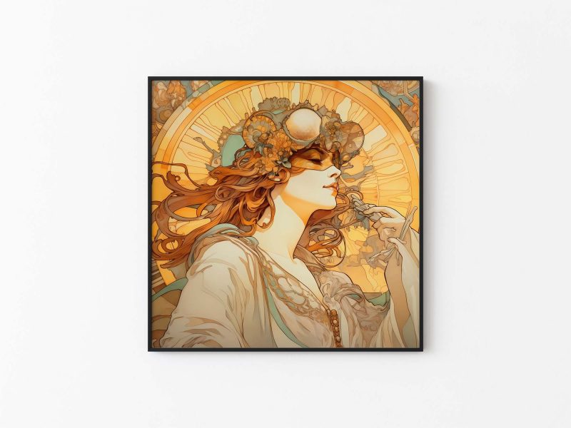Jugendstil Poster - Phoenix - Alphonse Mucha
