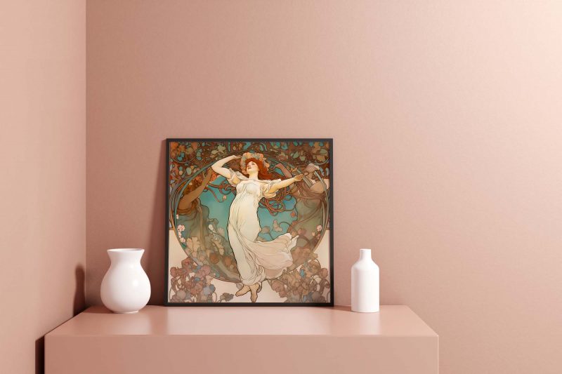 Jugendstil Poster | Spring Woman | Alphonse Mucha - Image 7