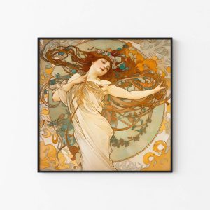 Jugendstil Poster - Sunday - Alphonse Mucha