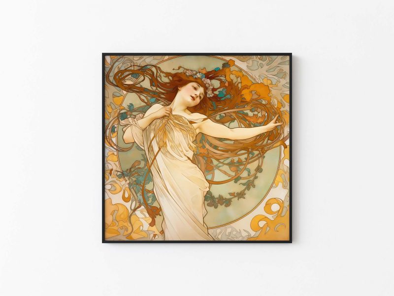 Jugendstil Poster - Sunday - Alphonse Mucha